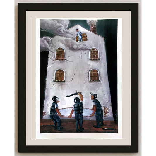 Amin Roshanpour 43x30cm Orijinal Karikatür BOD06833