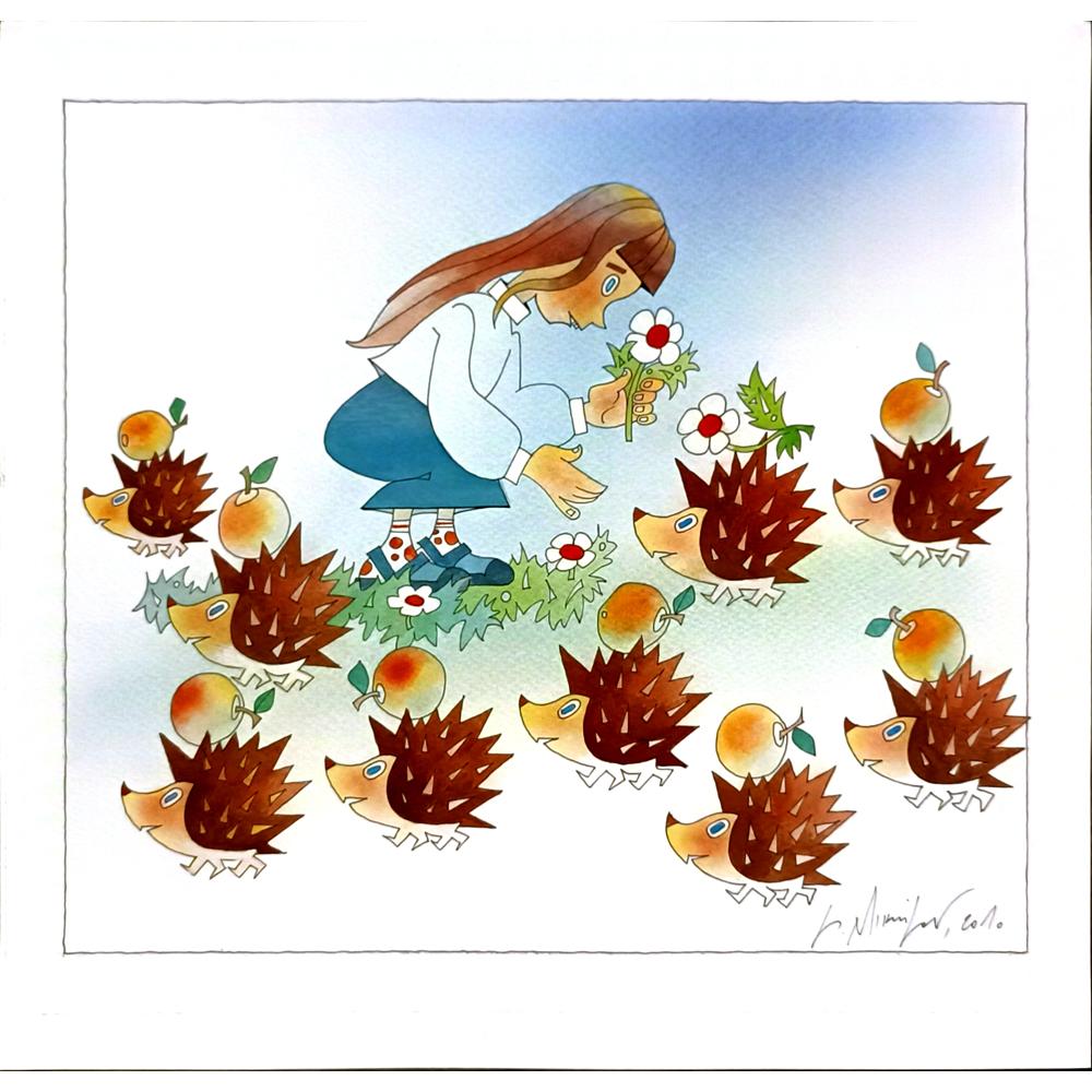 Lubomir Mihailov 43x30cm Orijinal Karikatür BOD06849