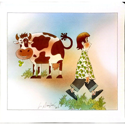 Lubomir Mihailov 43x30cm Orijinal Karikatür BOD06851