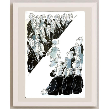 Jitet Koestana 43x30cm Orijinal Karikatür BOD06853