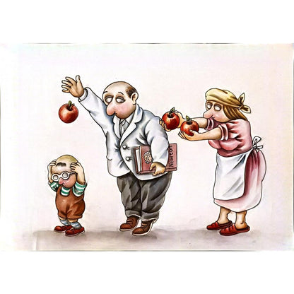 Sun Shen Ying 29x21cm Orijinal Karikatür BOD06854