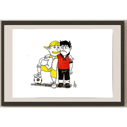Milan Alasevic 43x30cm Orijinal Karikatür BOD06855