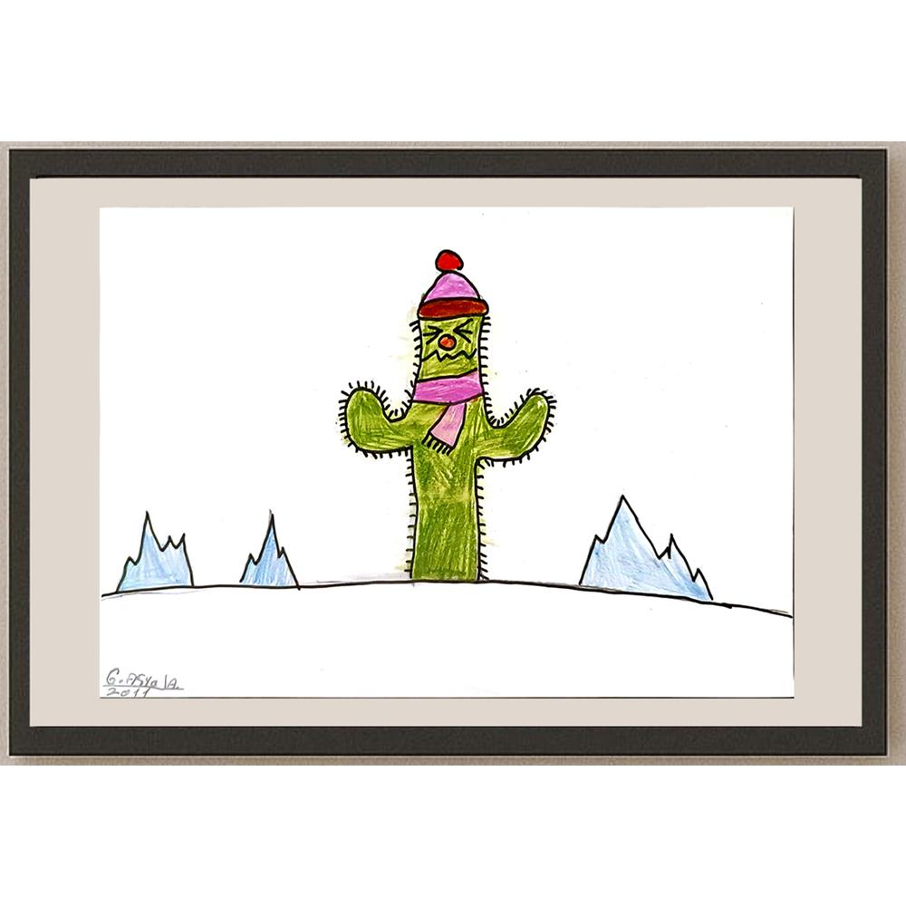 Gökçe Asya Alkır 29x21cm Orijinal Karikatür BOD06860