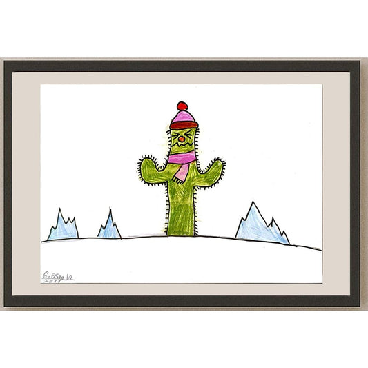 Gökçe Asya Alkır 29x21cm Orijinal Karikatür BOD06860