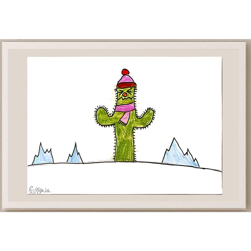Gökçe Asya Alkır 29x21cm Orijinal Karikatür BOD06860