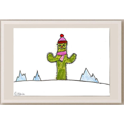Gökçe Asya Alkır 29x21cm Orijinal Karikatür BOD06860
