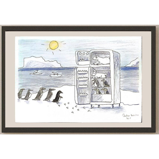 Berkin Kurtulmuş 29x21cm Orijinal Karikatür BOD06861