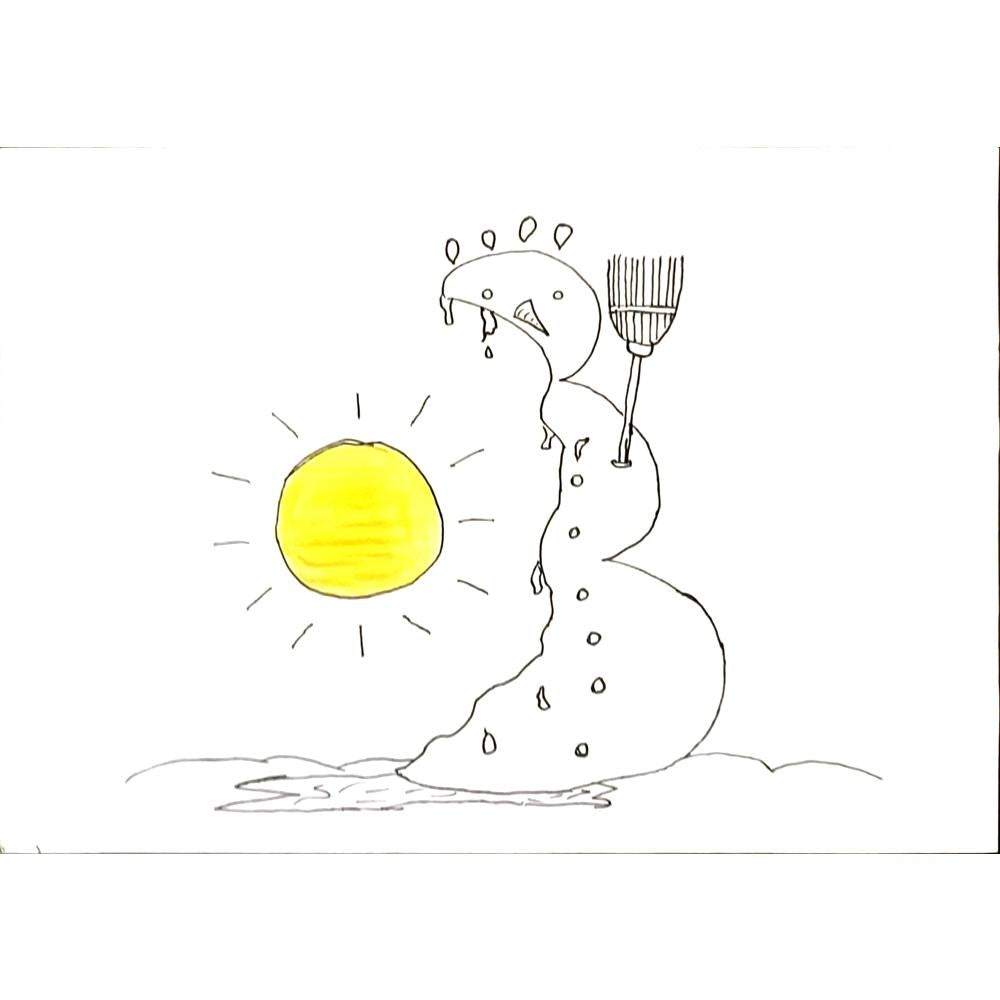İrem Türkoğlu 29x21cm Orijinal Karikatür BOD06863