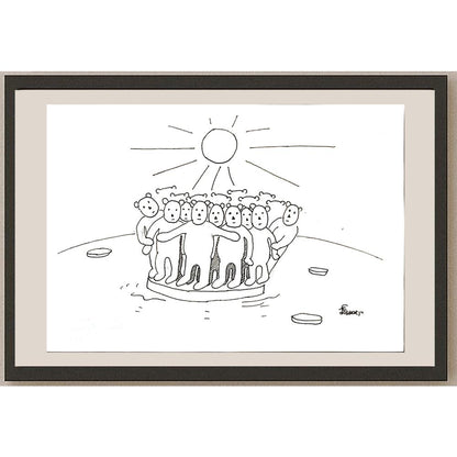 EkinÖzbakır 29x21cm Orijinal Karikatür BOD06867