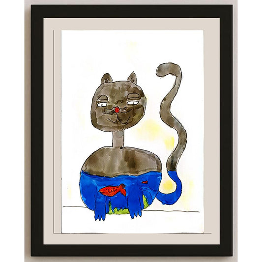 Didem Seyrek 29x21cm Orijinal Karikatür BOD06868