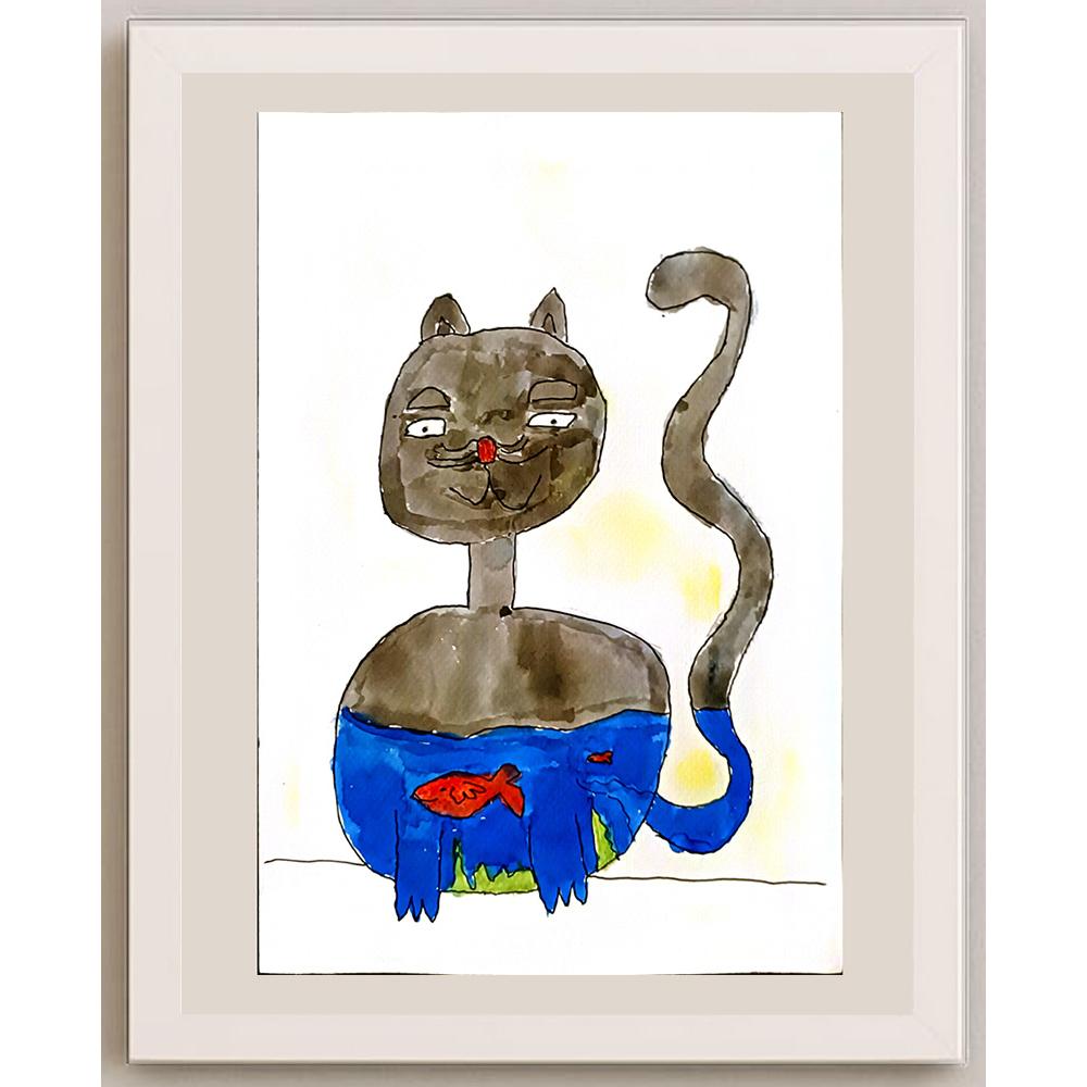 Didem Seyrek 29x21cm Orijinal Karikatür BOD06868