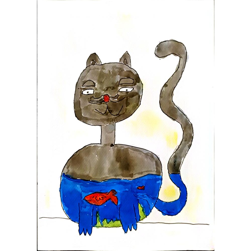Didem Seyrek 29x21cm Orijinal Karikatür BOD06868