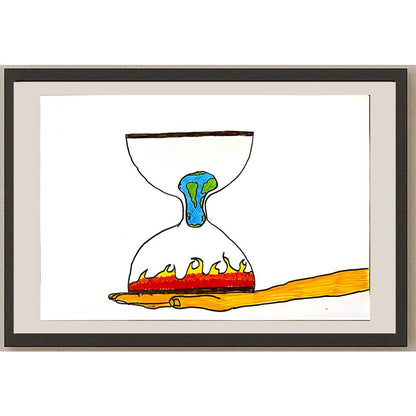 Kerim Dindar 29x21cm Orijinal Karikatür BOD06869