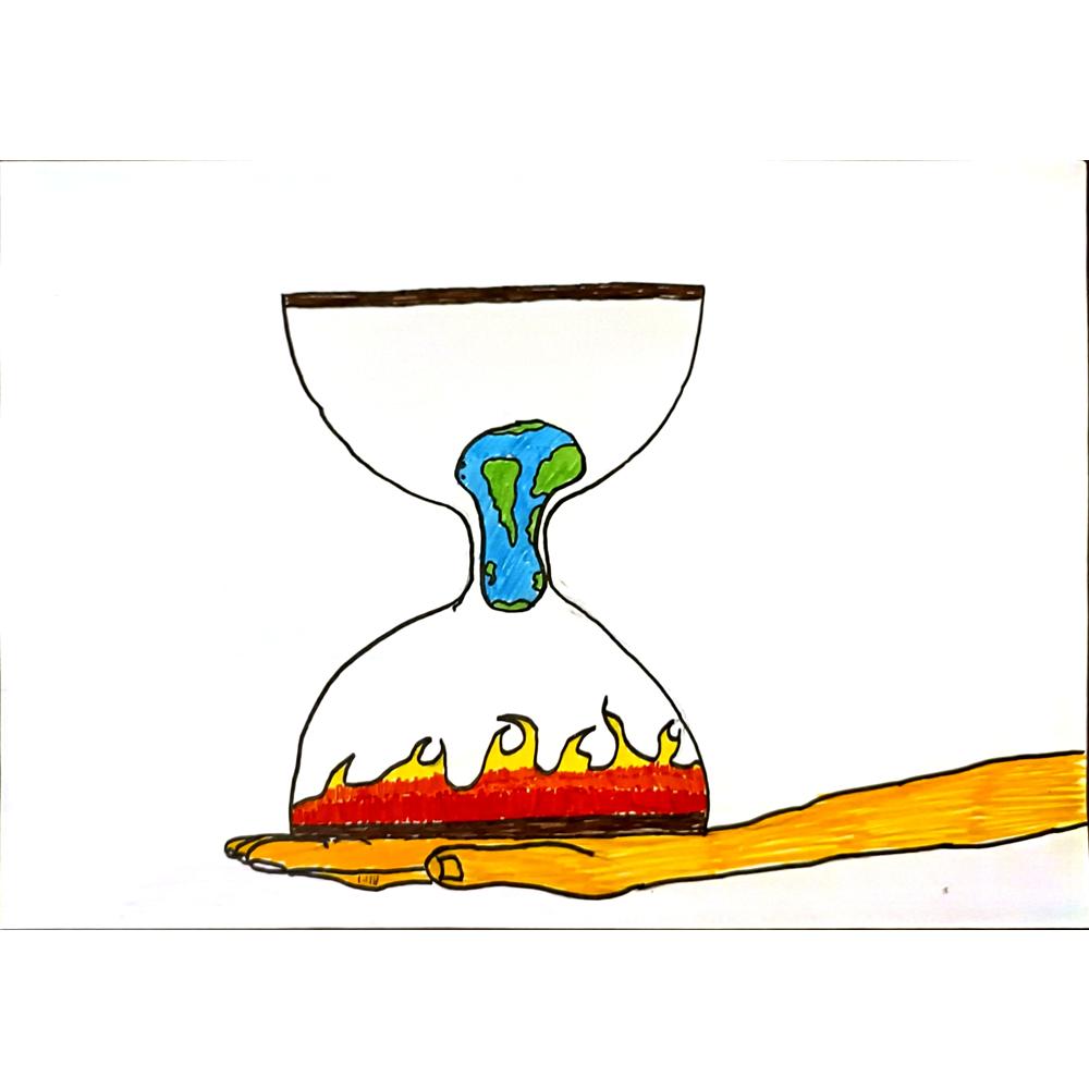 Kerim Dindar 29x21cm Orijinal Karikatür BOD06869