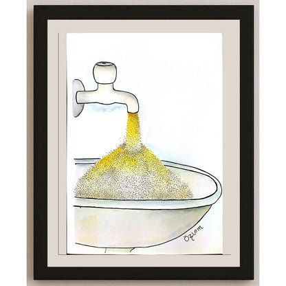 ÖzlemÇakır 29x21cm Orijinal Karikatür BOD06870