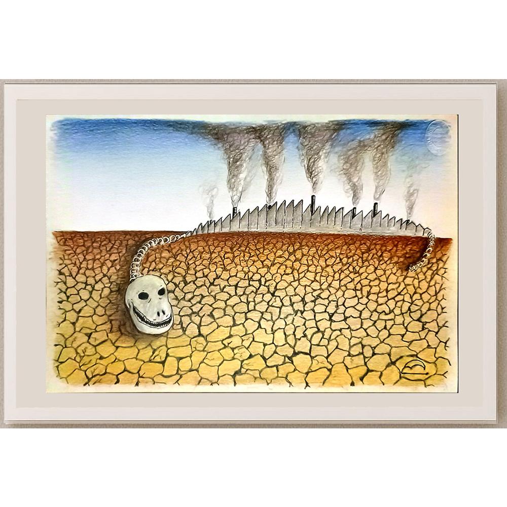 Burhan Demircan 29x21cm Orijinal Karikatür BOD06873
