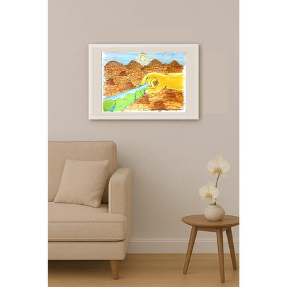 MuammerÖzel 29x21cm Orijinal Karikatür BOD06875