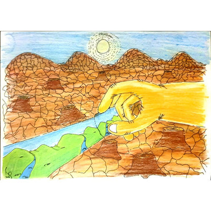 MuammerÖzel 29x21cm Orijinal Karikatür BOD06875