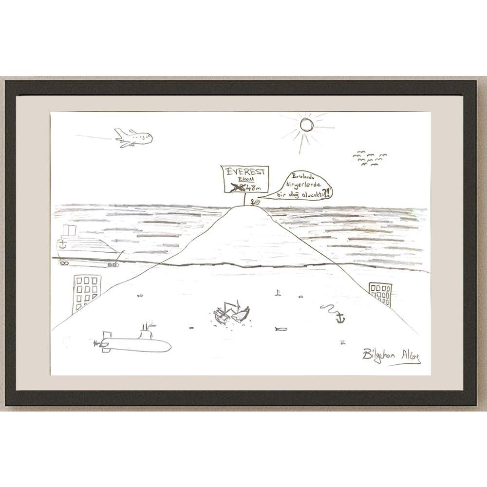 Bilgehan Albay 29x21cm Orijinal Karikatür BOD06877