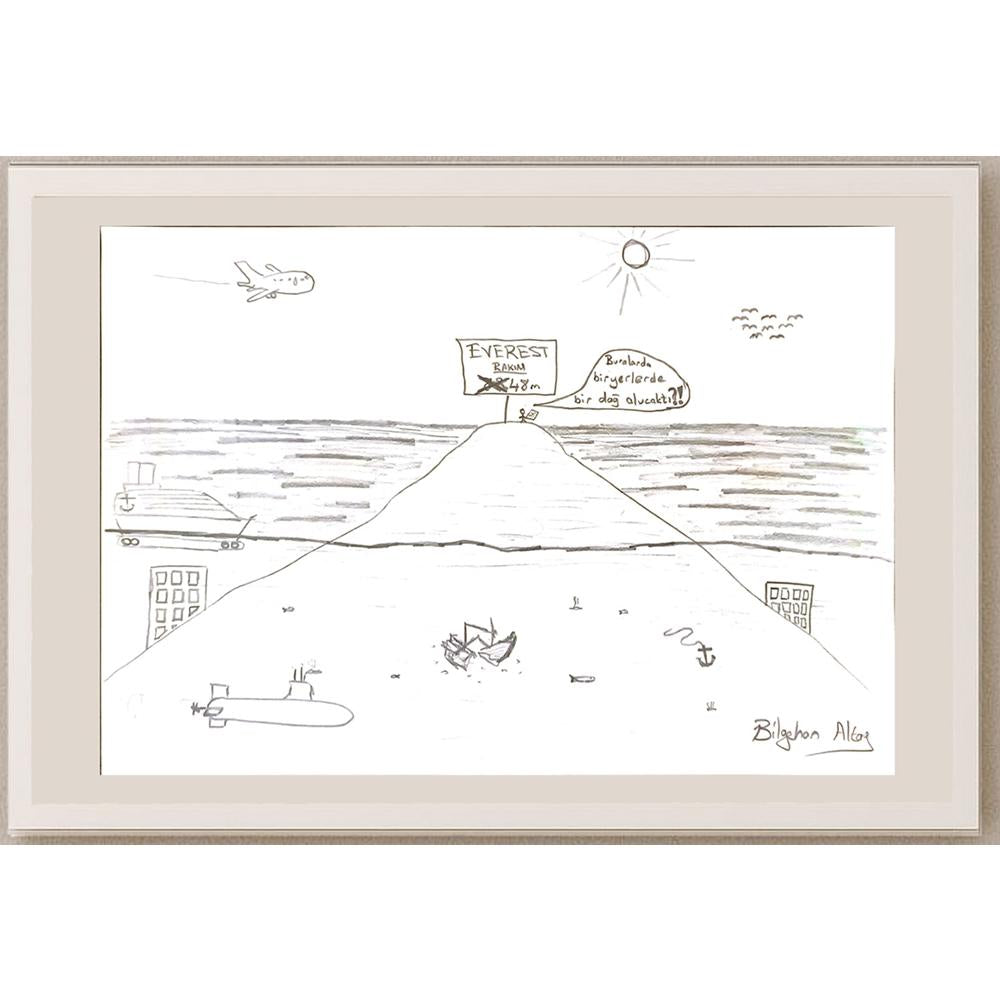 Bilgehan Albay 29x21cm Orijinal Karikatür BOD06877