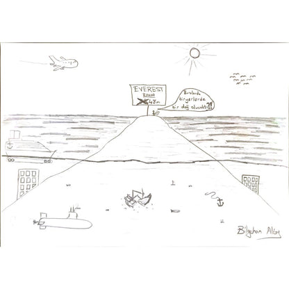 Bilgehan Albay 29x21cm Orijinal Karikatür BOD06877