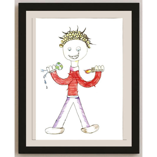 Doğa Avcı 29x21cm Orijinal Karikatür BOD06881