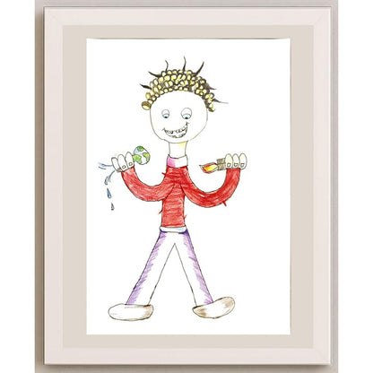 Doğa Avcı 29x21cm Orijinal Karikatür BOD06881