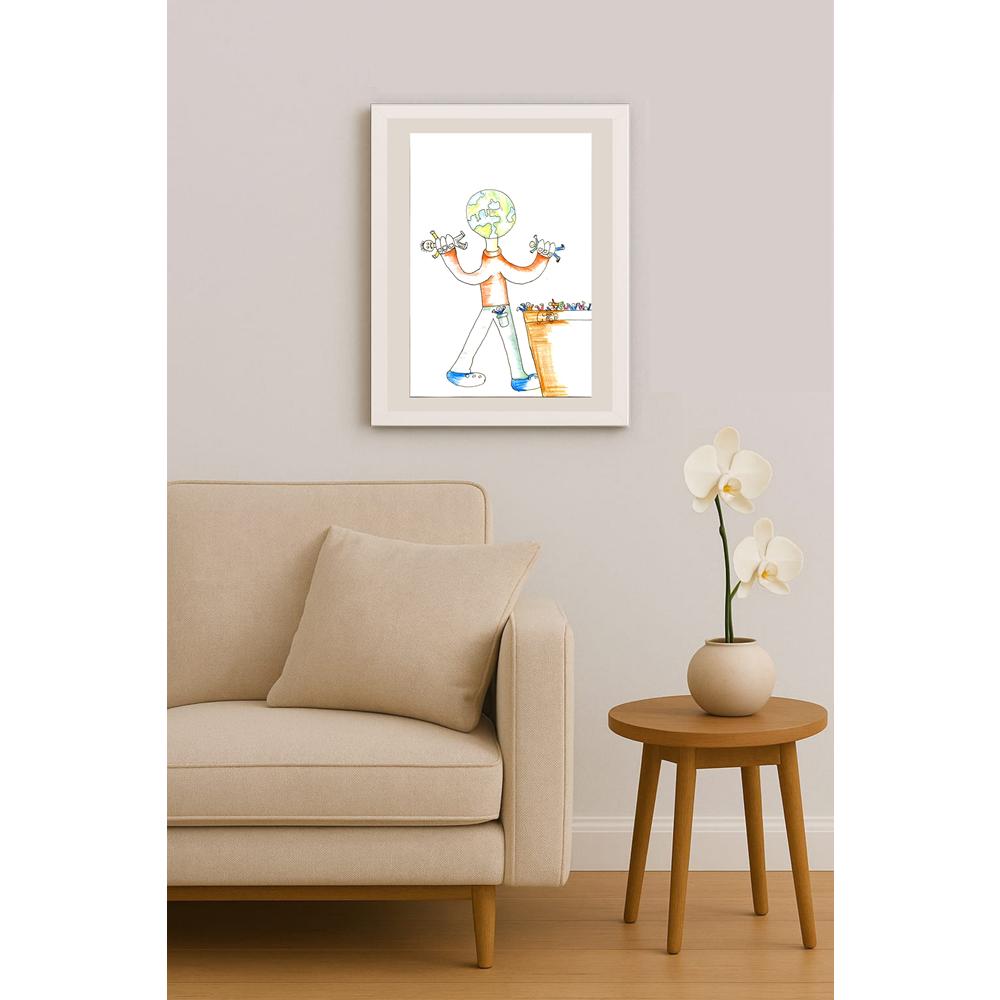 Zeynep Altun 29x21cm Orijinal Karikatür BOD06883