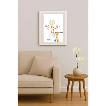 Zeynep Altun 29x21cm Orijinal Karikatür BOD06883