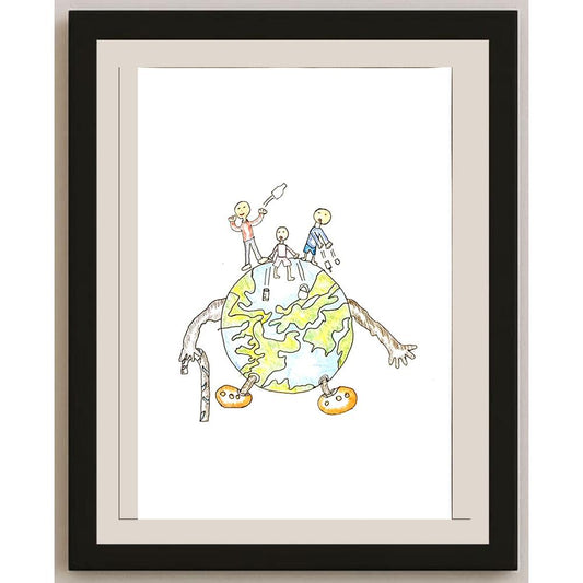 Zeynep Altun 29x21cm Orijinal Karikatür BOD06885
