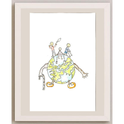 Zeynep Altun 29x21cm Orijinal Karikatür BOD06885