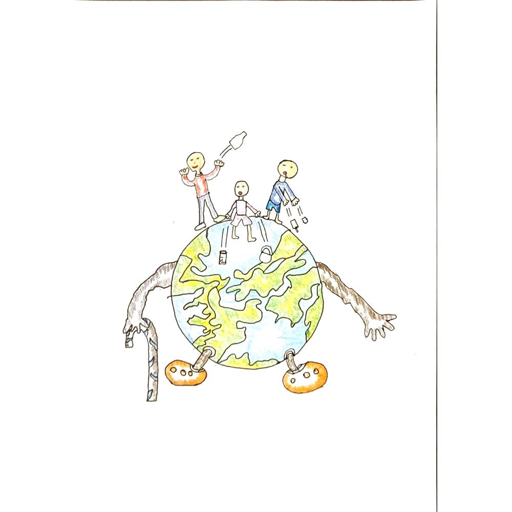Zeynep Altun 29x21cm Orijinal Karikatür BOD06885