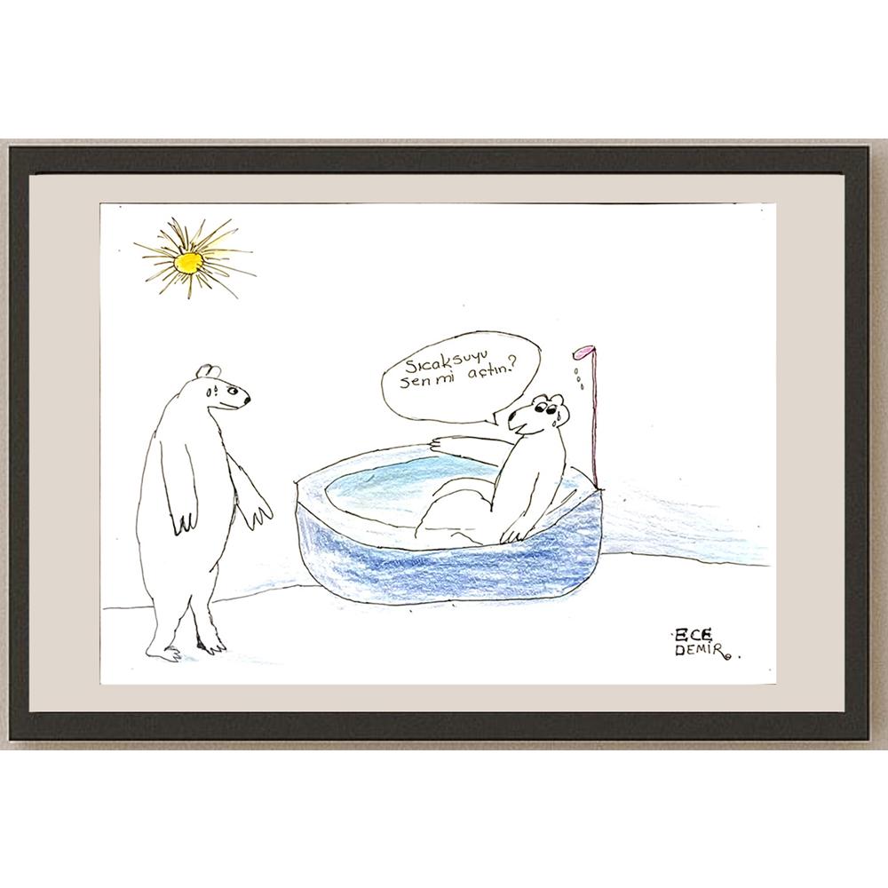 Ece Demir 29x21cm Orijinal Karikatür BOD06897