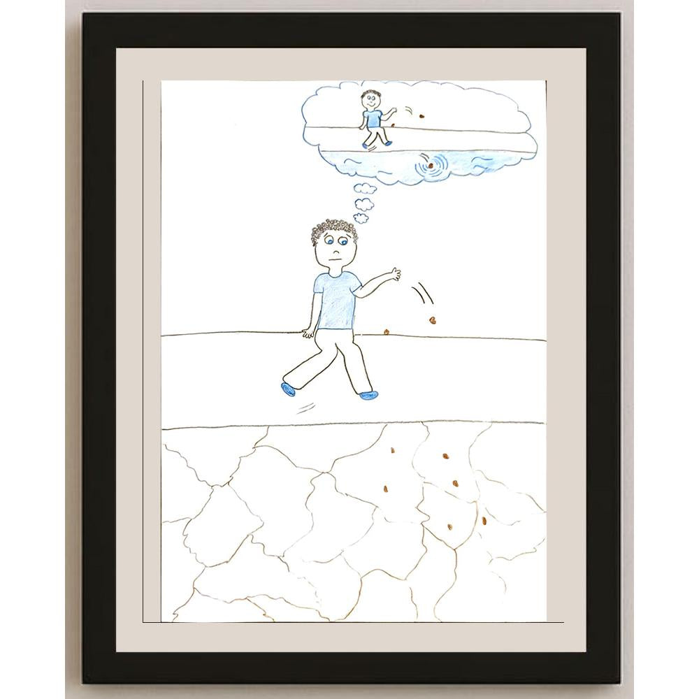 Aydan Güler 29x21cm Orijinal Karikatür BOD06898