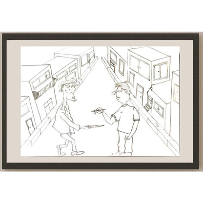 Cansu Dayı 29x21cm Orijinal Karikatür BOD06907