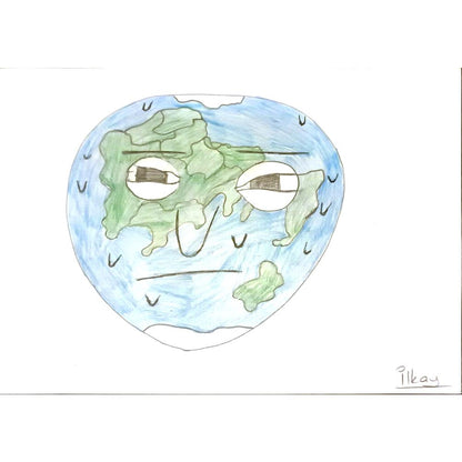 İlkay Deniz 29x21cm Orijinal Karikatür BOD06911