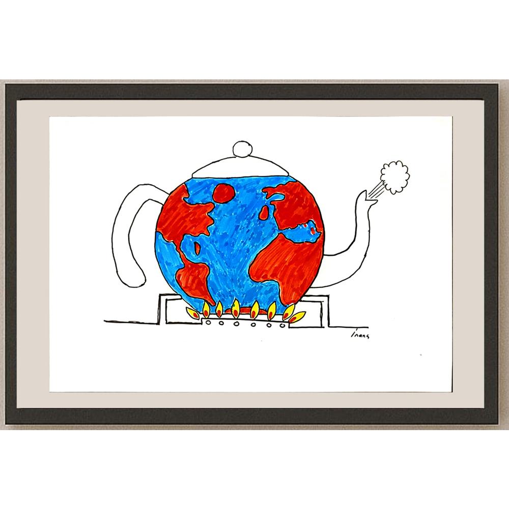 İnanç Tosun 29x21cm Orijinal Karikatür BOD06914