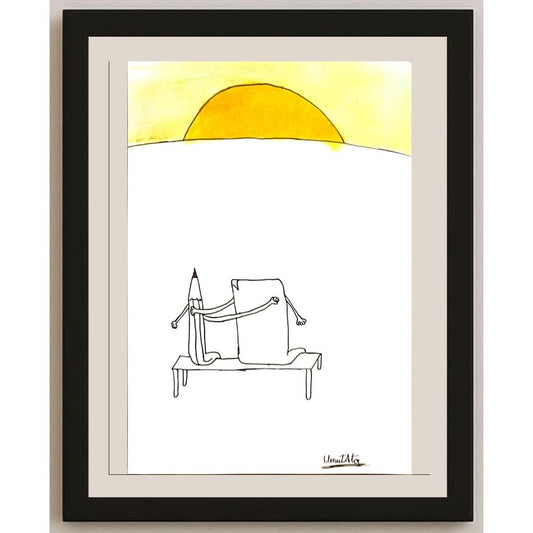 Umut Ata Uğraş 29x21cm Orijinal Karikatür BOD06920
