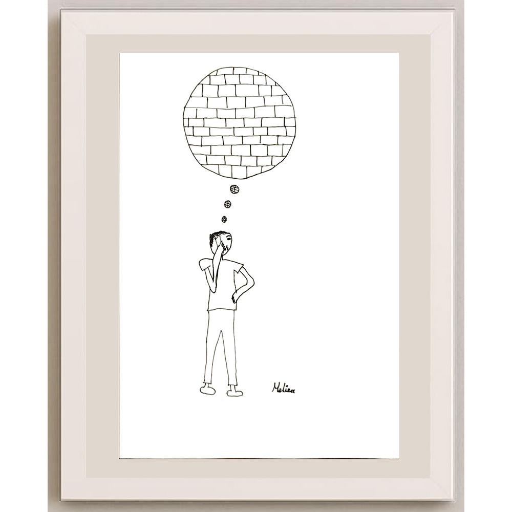 Melisa DenizÖzkeleş 29x21cm Orijinal Karikatür BOD06921