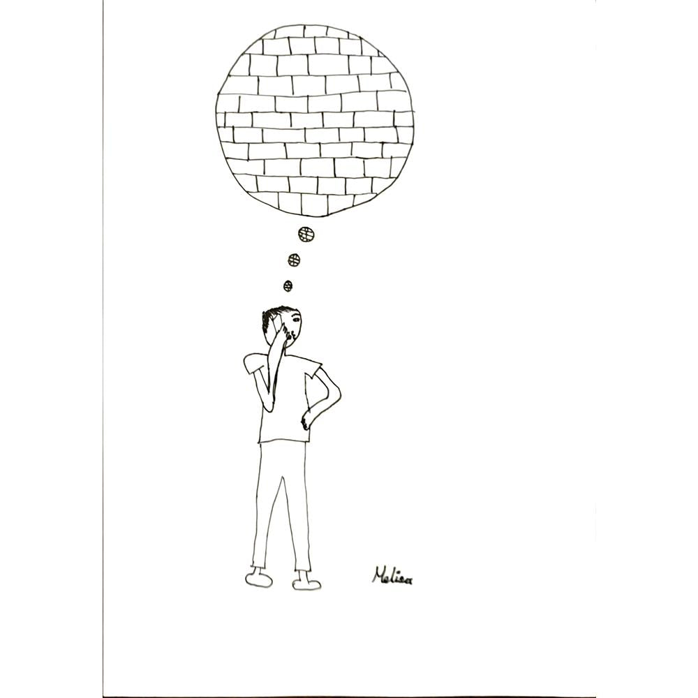 Melisa DenizÖzkeleş 29x21cm Orijinal Karikatür BOD06921