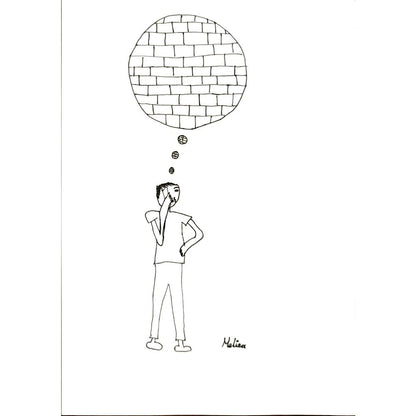 Melisa DenizÖzkeleş 29x21cm Orijinal Karikatür BOD06921