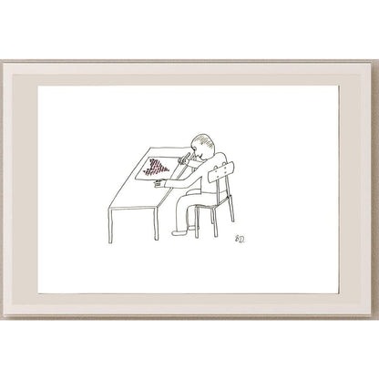 Bahar Damla Kaya 29x21cm Orijinal Karikatür BOD06922
