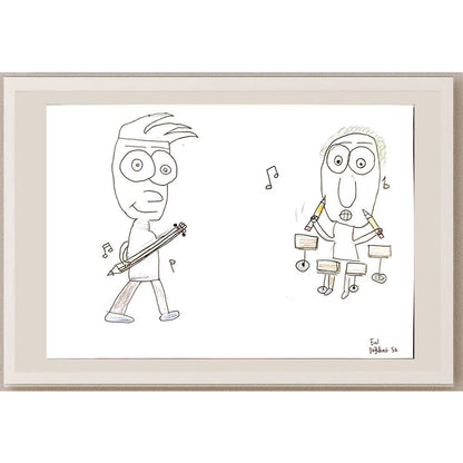 Erol Dağdemir 29x21cm Orijinal Karikatür BOD06927