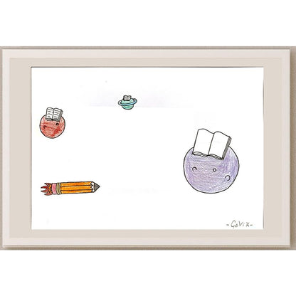 Çevik Basmacı 29x21cm Orijinal Karikatür BOD06930