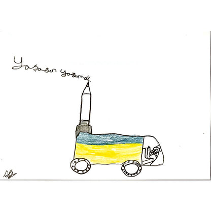 Alp Başar 29x21cm Orijinal Karikatür BOD06931