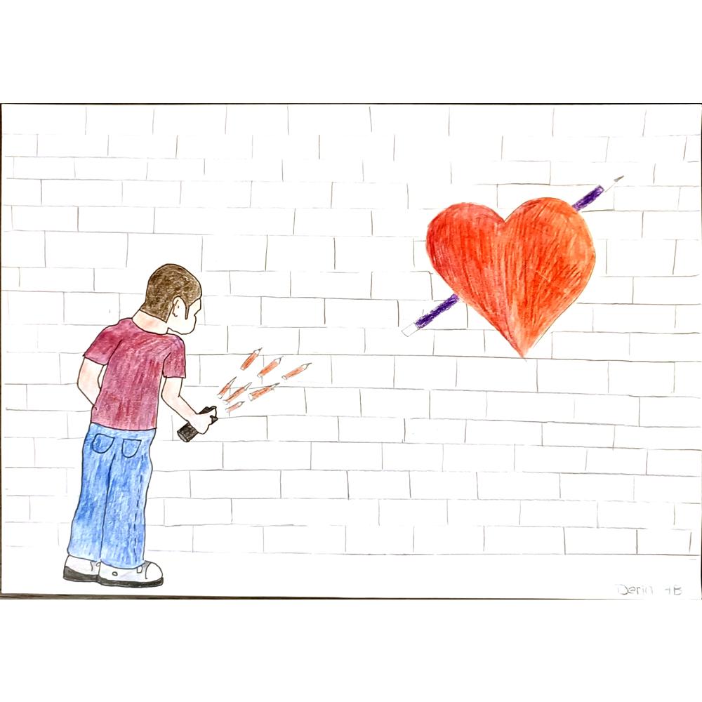 DerinŞenok 29x21cm Orijinal Karikatür BOD06936