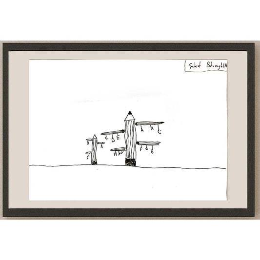 Şevket Baturay 29x21cm Orijinal Karikatür BOD06943