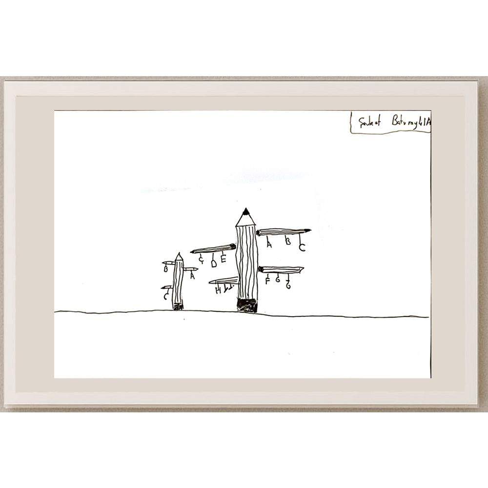 Şevket Baturay 29x21cm Orijinal Karikatür BOD06943