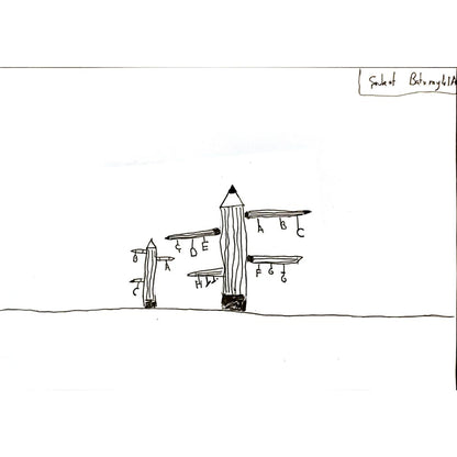 Şevket Baturay 29x21cm Orijinal Karikatür BOD06943