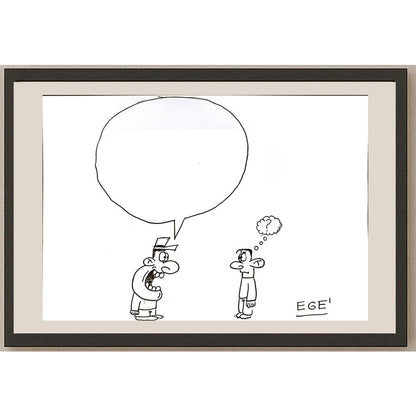 Ege Tıkız 29x21cm Orijinal Karikatür BOD06945